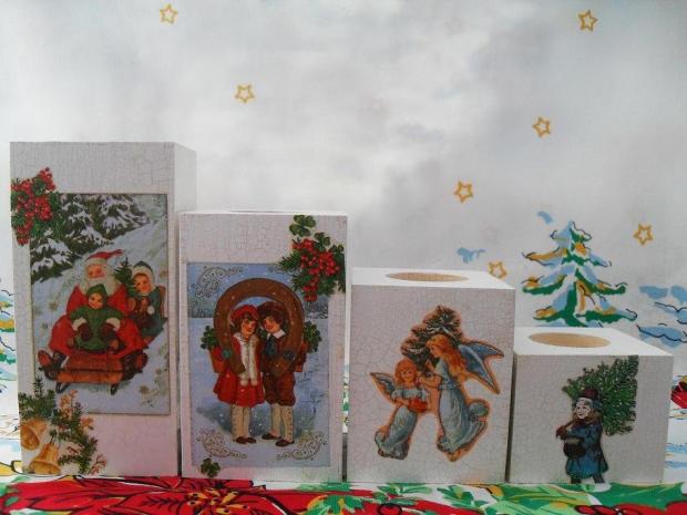 adventné retro svietniky, Servítková technika, dianasz., 1