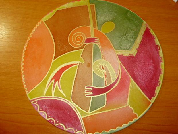 Druhý hodváb, Maľovaný textil, janica3331, 1
