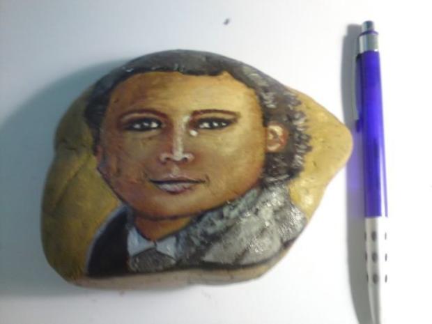 Maľované kamene, kochlik, 1