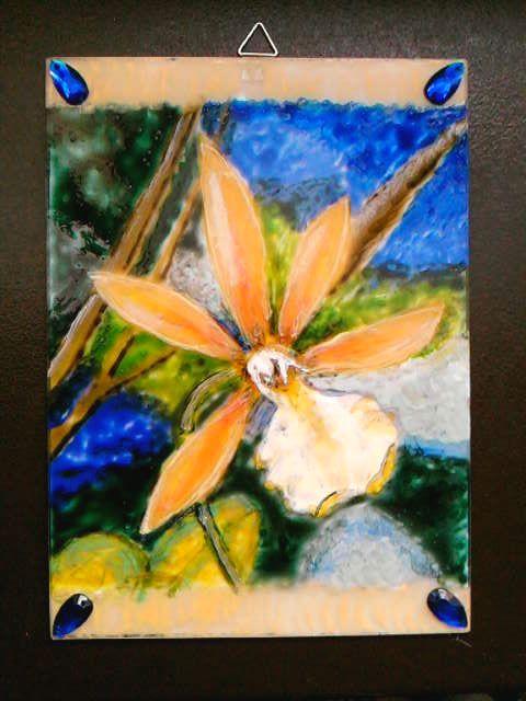 flora 2, Na skle maľované, dipietro, 1