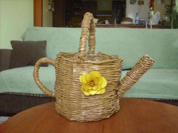 krhlička, Papierové pletenie krhlička, Papierové pletenie, kpkikina, 1