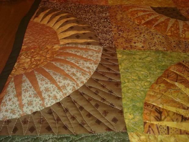 Nástenný quitl - detail 3., Patchwork, ZlaticaD, 1