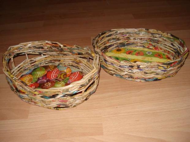 také veľkonočné, Papierové pletenie také veľkonočné, Papierové pletenie, mamka Danka, 1