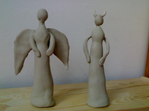 Anjel s Diablom :o), Modelovanie Anjel s Diablom :o), Modelovanie, kora3d, 1