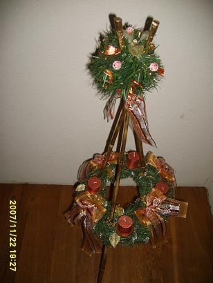 Adventný veniec na trojnožke, ornela791, 1