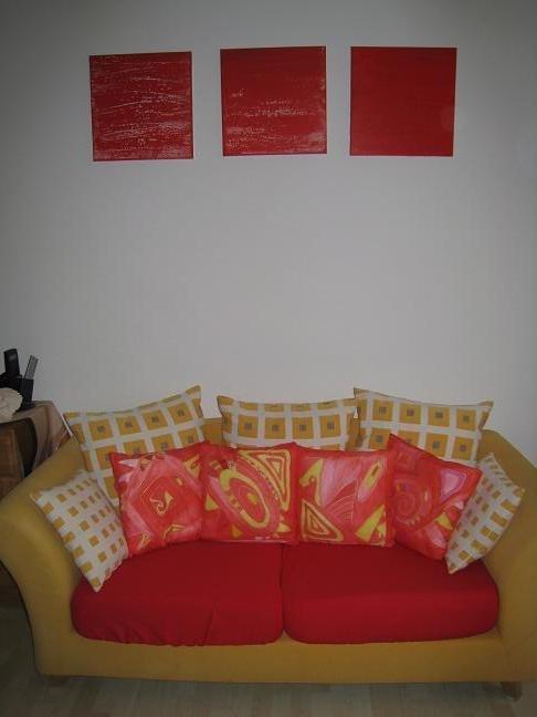 Doplnky do obývky 2, Maľovaný textil Doplnky do obývky 2, Maľovaný textil, tali, 1