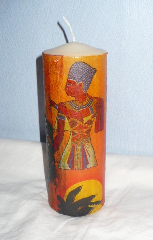 Egyptská sviečka, Servítková technika, Zuzulka0107, 1