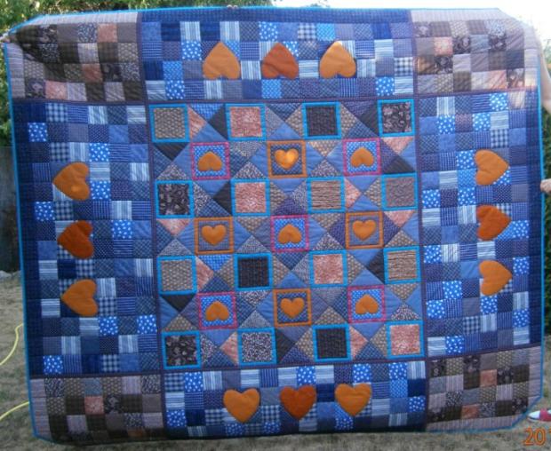 deka pre Moniku a Braňa, Patchwork deka pre Moniku a Braňa, Patchwork, JankaV, 1