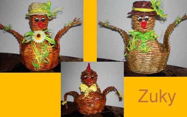 moje pipinky, Papierové pletenie moje pipinky, Papierové pletenie, zuky, 1