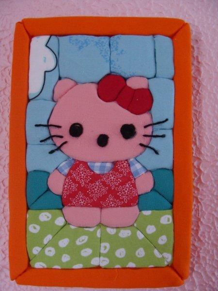 Obrázok - Hello Kitty, Falošný patchwork Obrázok - Hello Kitty, Falošný patchwork, tinulka, 1