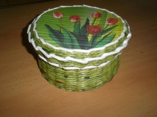 šperkovnička, Papierové pletenie, danka16031, 1