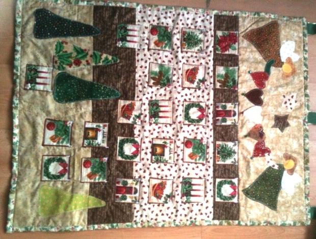 adventny kalendar, Patchwork, tama, 1