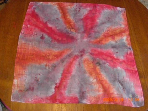 skúška farieb, Maľovaný textil, ZuzanaJ, 1