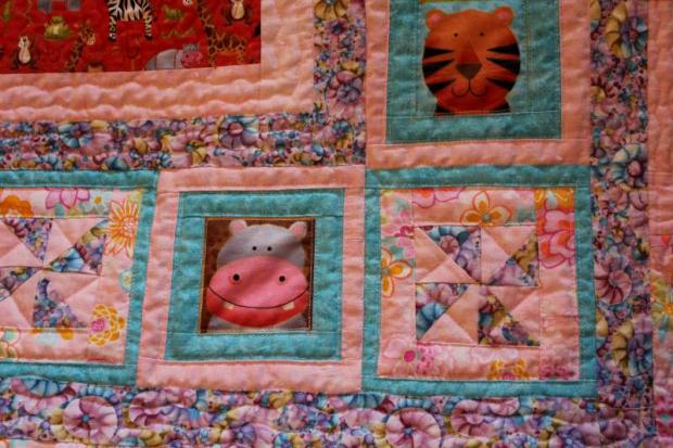 Detail prešívania, Patchwork, Katenka, 1