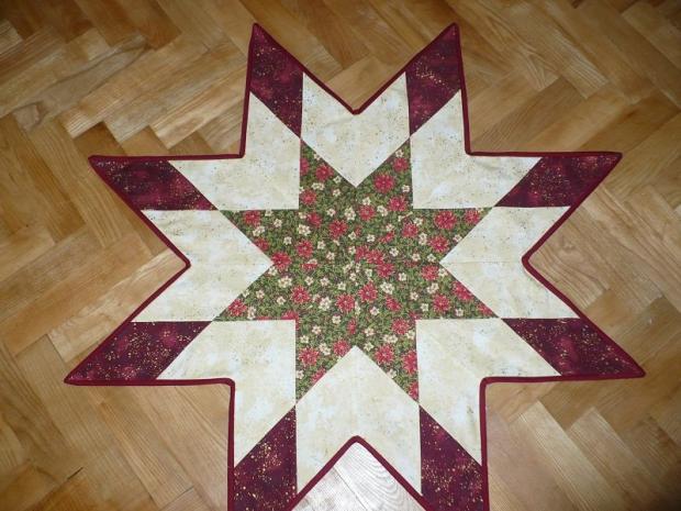 hviezda k poduške, Patchwork, Cmarky, 1