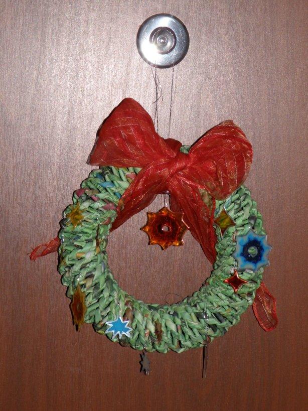 Adventný venček, Na skle maľované Adventný venček, Na skle maľované, SomPavla, 1