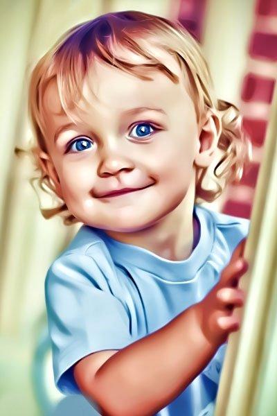 Moja tvorba - child , Maľovanie Moja tvorba - child , Maľovanie, Photopainting, 1