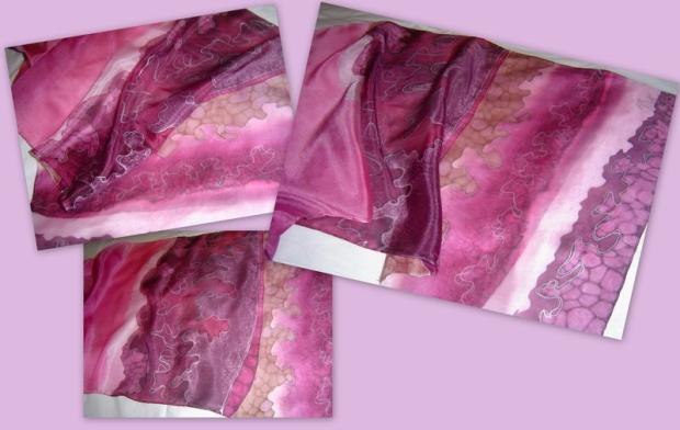 vínová améba, Maľovaný textil vínová améba, Maľovaný textil, monhut, 1