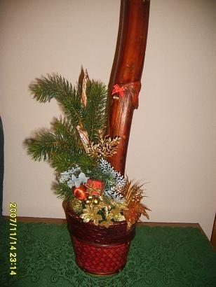 Vianočná ikebana 2007, Servítková technika, ornela791, 1