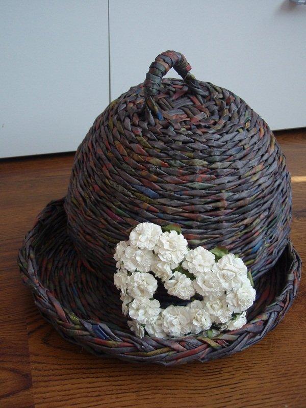 Súprava na pečivo, koláče, .... SIVÝ, Papierové pletenie Súprava na pečivo, koláče, .... SIVÝ, Papierové pletenie, Flacka, 1