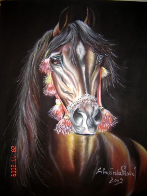 OBRAZ PRE TEBA  lia6. ARAB PORTRET. , Maľovanie, , 1
