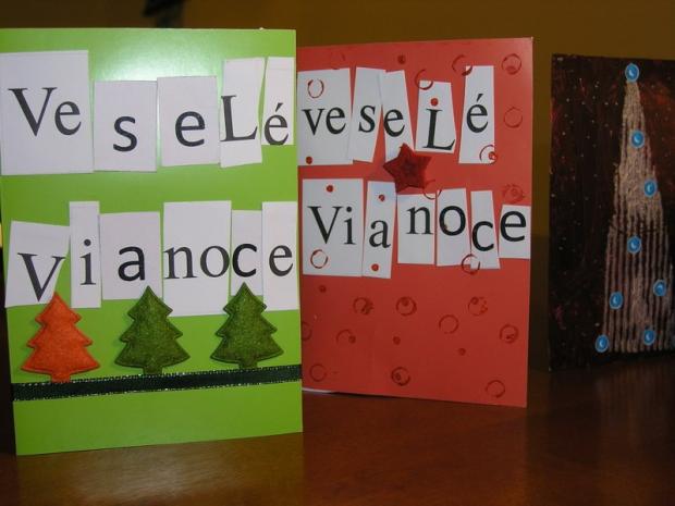Vianočné 2011, Pohľadnice, Scrapbook, Quilling, mjkc, 1