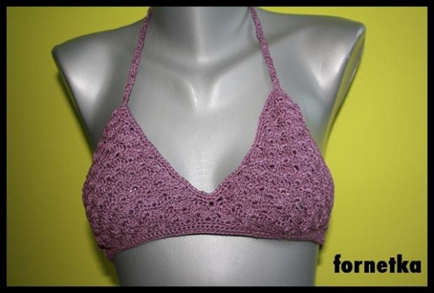 Háčkované bikiny, Háčkovanie, fornetka, 1