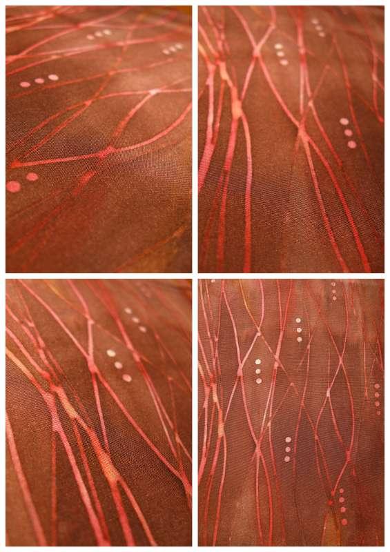 moje hod(vábenie) III., Maľovaný textil moje hod(vábenie) III., Maľovaný textil, vinička, 1