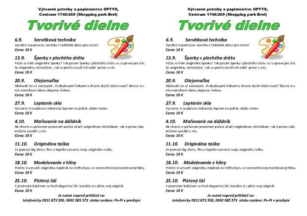 TVORIVÉ DIELNE OPTYS , Ostatné TVORIVÉ DIELNE OPTYS , Ostatné, riostar, 1