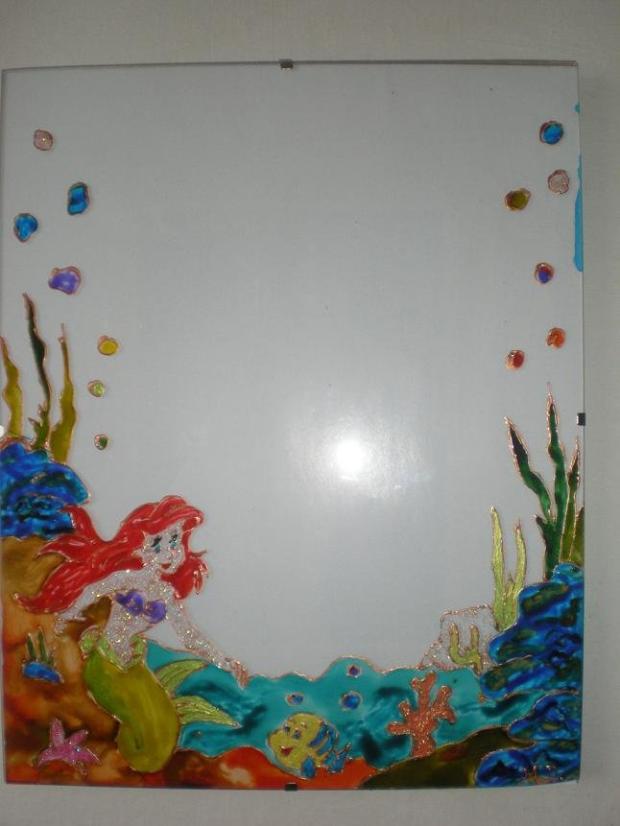 Arielka fotorámček, Na skle maľované, Miriam1, 1
