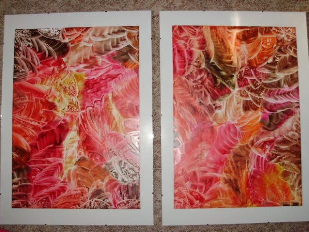 abstrakt 50X70cm, Maľovanie, Helenka mamina, 1