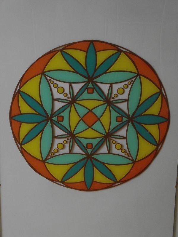 mandala zdravia, Maľovanie, natapka, 1