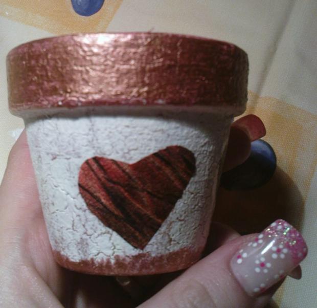 Mini kvetináčik, Servítková technika, Viktorka19, 1