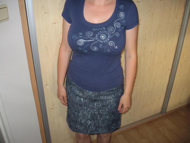 maľba na tričko-kontúrky na hodváb, Maľovaný textil maľba na tričko-kontúrky na hodváb, Maľovaný textil, Adriana Birošová, 1