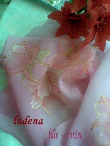 ještě jednou žoržet, Maľovaný textil ještě jednou žoržet, Maľovaný textil, ludena, 1