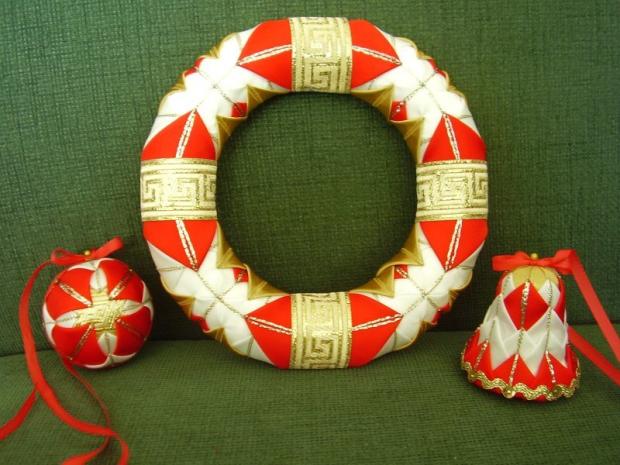 vianočný set , Falošný patchwork, apple, 1