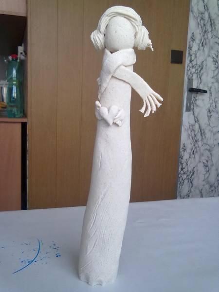 slané cesto-dáma, Modelovanie, kora3d, 1