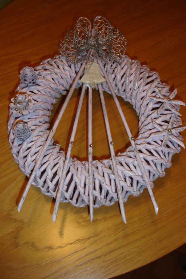 Venček do kúpelne, Papierové pletenie Venček do kúpelne, Papierové pletenie, JARUŠ, 1
