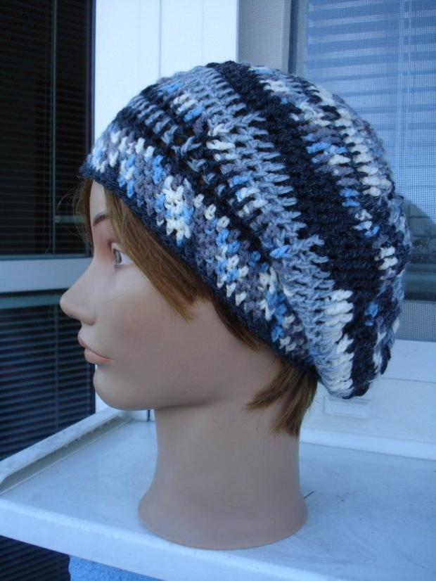 Háčkovaný baret, Háčkovanie Háčkovaný baret, Háčkovanie, tyjamy, 1