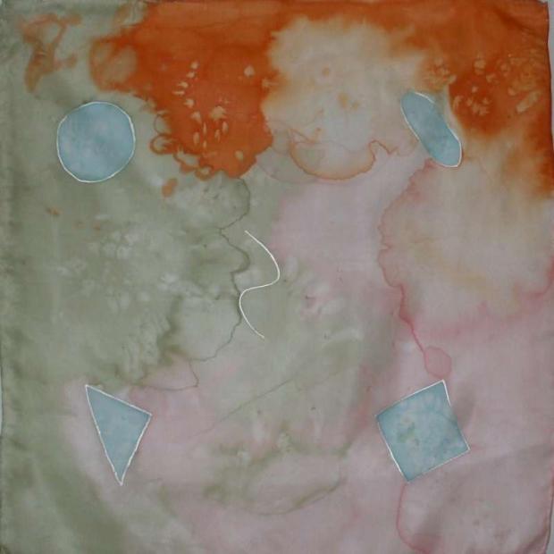 prvá šatka Katka, Maľovaný textil prvá šatka Katka, Maľovaný textil, airamti, 1