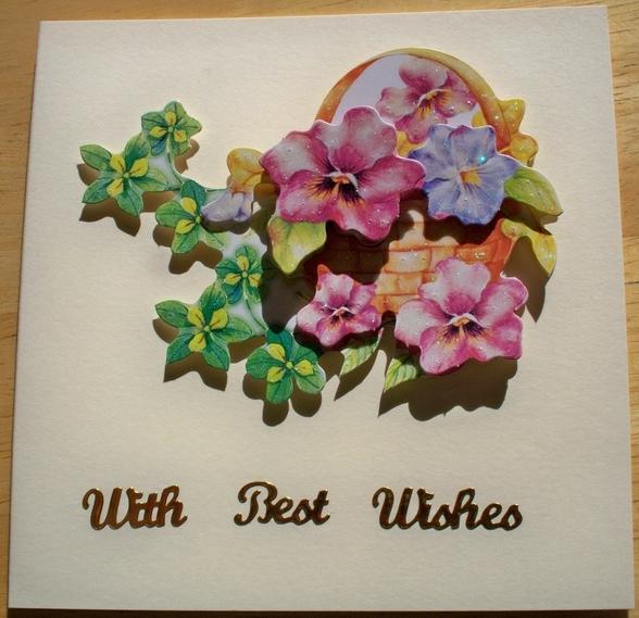 Kvietkova pohladnica, Pohľadnice, Scrapbook, Quilling, angelinka, 1
