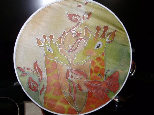 Žirafendy od Lindušky, Maľovaný textil, janica3331, 1