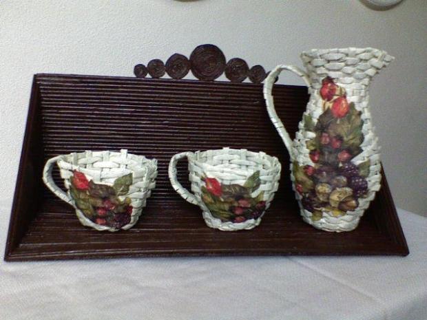 polička, Papierové pletenie, letoanka, 1
