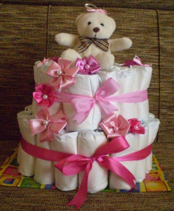 plienková torta, Tvoríme s deťmi a pre deti, lucinko, 1