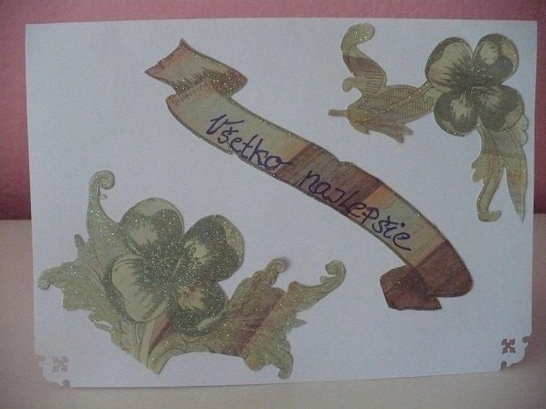 moja  domáca tvorba blahoželaní, Pohľadnice, Scrapbook, Quilling, andrea-hoferikova, 1