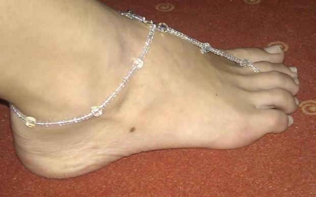 foot jewelry:), Korálky, jancetko, 1