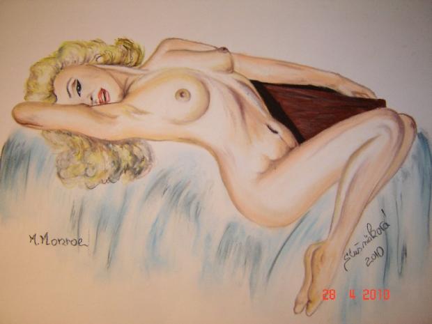MARILYN MONROE, Maľovanie MARILYN MONROE, Maľovanie, , 1