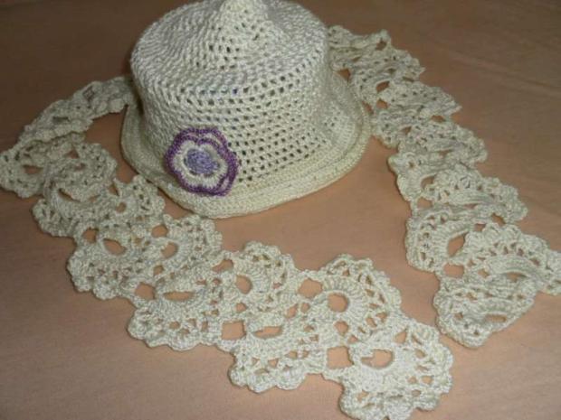 čiapka+šálik, Háčkovanie čiapka+šálik, Háčkovanie, 12MAJKA-P, 1