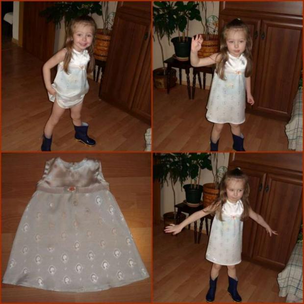 Šatky pre Karolínku , Šitie Šatky pre Karolínku , Šitie, mamka Danka, 1