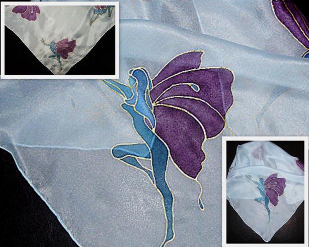 Motýlia víla, Maľovaný textil, janica3331, 1